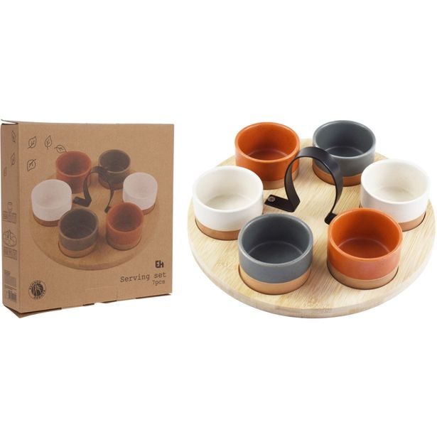 EXCELLENT HOUSEWARE Servírovací sada na pochutiny 7ks KO-210001470