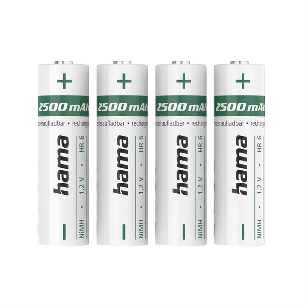 Hama NiMH akumulátor AA Mignon 2500 mAh, 4 ks