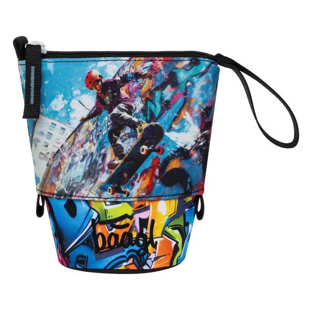 BAAGL Školní penál Pastelkovník Skatepark GRS