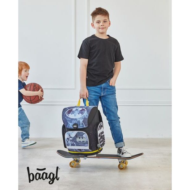 BAAGL 3 SET Ergo Batman Storm: aktovka, penál, sáček Baagl