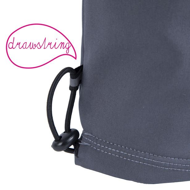 MODADETI_ADELLiNO Dětské letní softshellové nepromokavé kalhoty šedé