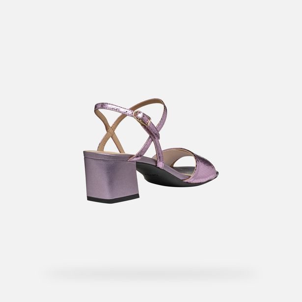 Fialové dámské sandály Geox New Eraklia 50