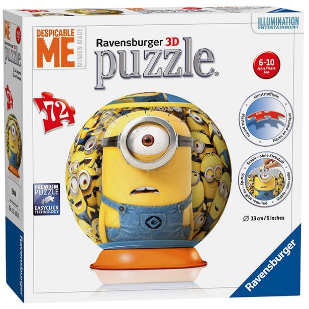 Mimoňové puzzleball 72 dílků