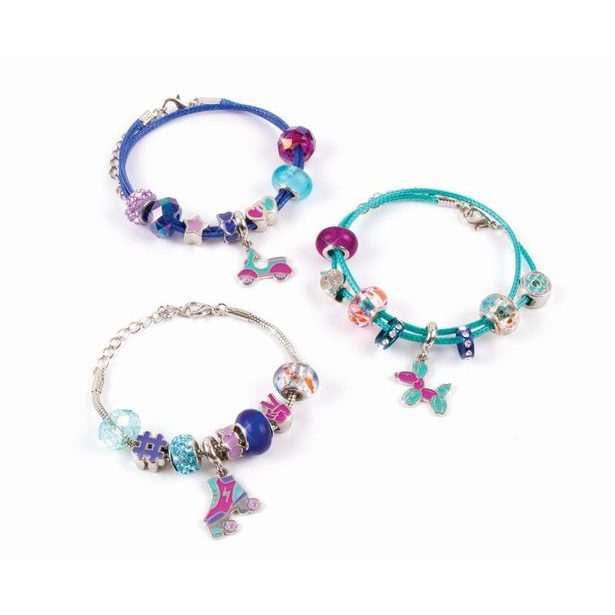 Sada pro výrobu náramků, modrá