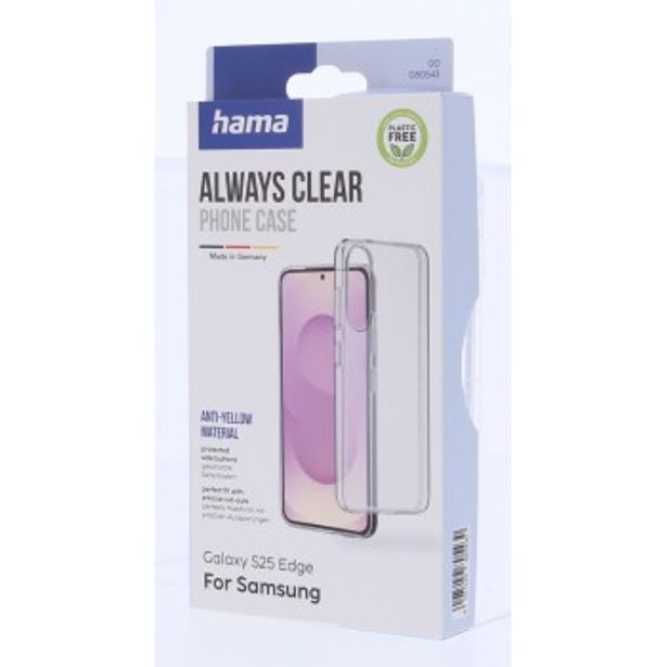 Hama Always Clear, kryt pro Samsung Galaxy S25 Edge, vždy průhledný, nežloutne