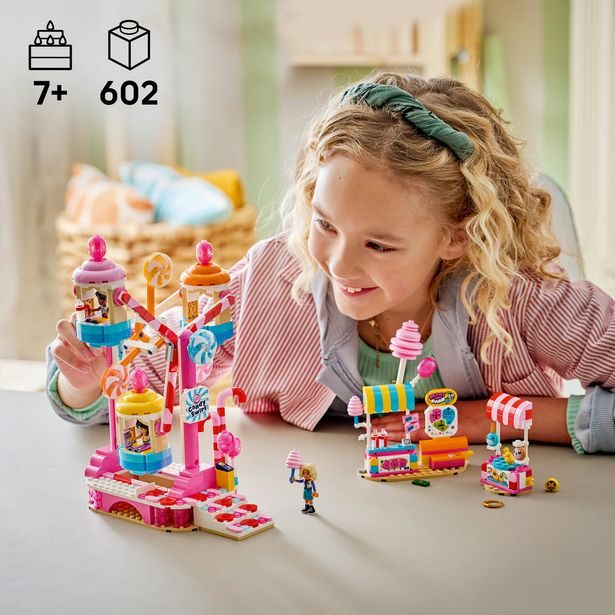 Kolotoč se sladkostmi a cupcaky