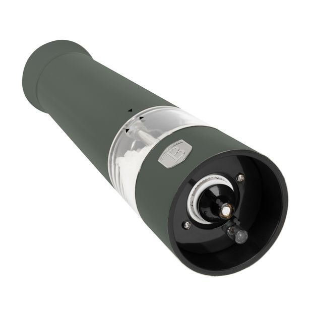 BERLINGERHAUS Mlýnek na pepř a sůl elektrický sada 2 ks Matte Green Collection BH-9885