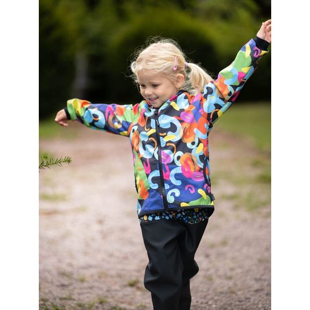 Unuo, Dětská softshellová bunda s fleecem Basic, Barevný svět