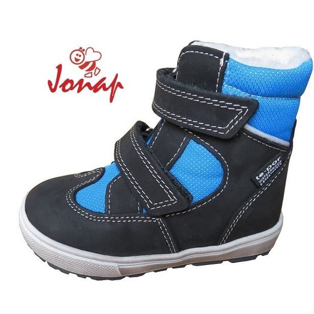 Zimní obuv Jonap 027N černá/tyrkysová