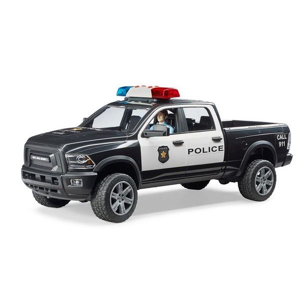 Konstrukční vozy - policejní pick-up RAM2500 s policistou