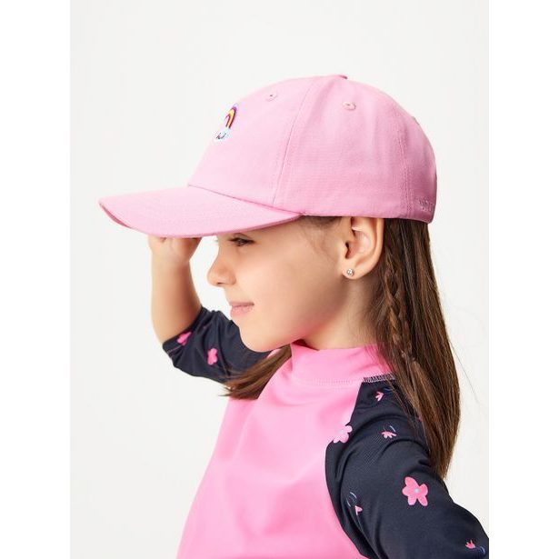 Unuo Dětská kšiltovka, Růžová, Duha