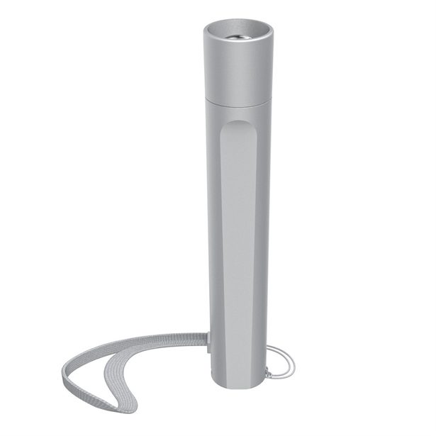 Hama FL120, LED svítilna, hliníková, 120 lm / 50 m, 3 režimy svícení, poutko na ruku, vč. baterií