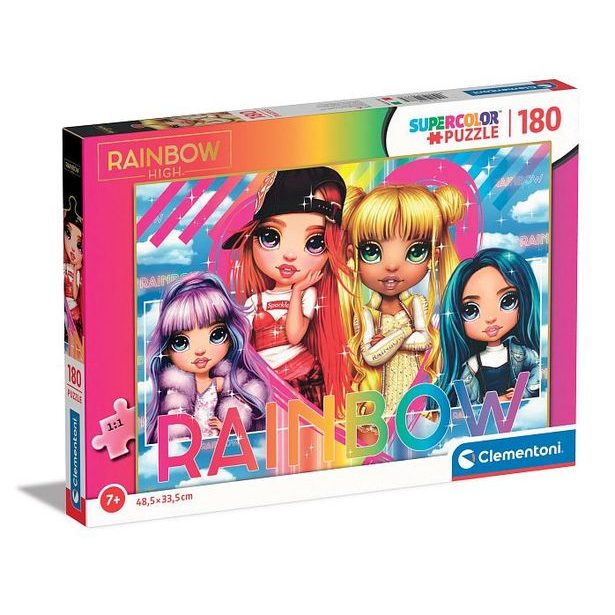 CLEMENTONI Puzzle 180 - Rainbow High 2