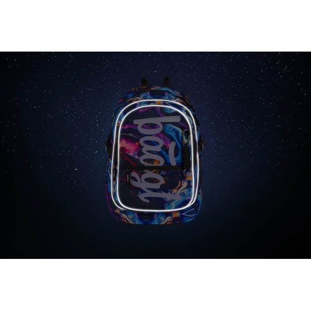 BAAGL Školní batoh Core Marble