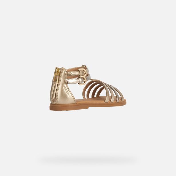Stříbrné dívčí sandály Geox Sandal Karly Girl