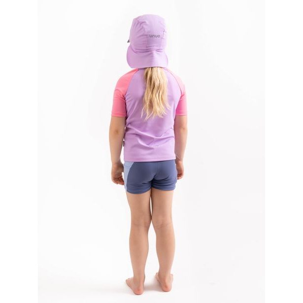 Unuo, Dětská kšiltovka s plachetkou a UV ochranou 50+, Lila