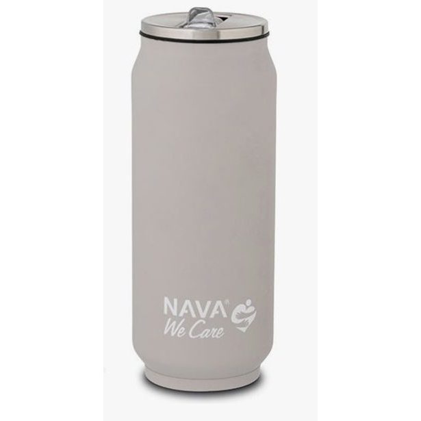 termoska 0,5l NR PLECHOVKA ŠEDÁ matná, d7x18,5cm, 8-10hod.