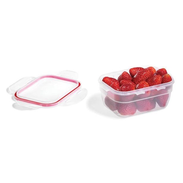 LOCKNLOCK DÓZA "EASY MATCH" OBDÉLNÍKOVÁ 550ML, ČERVENÁ_hamashop