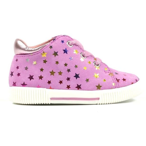 Dětské kotníkové kožené tenisky Richter - rosette/candy