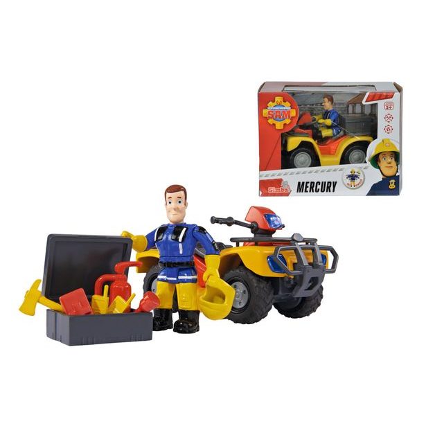 Požárník Sam Mercury čtyřkolka s figurkou