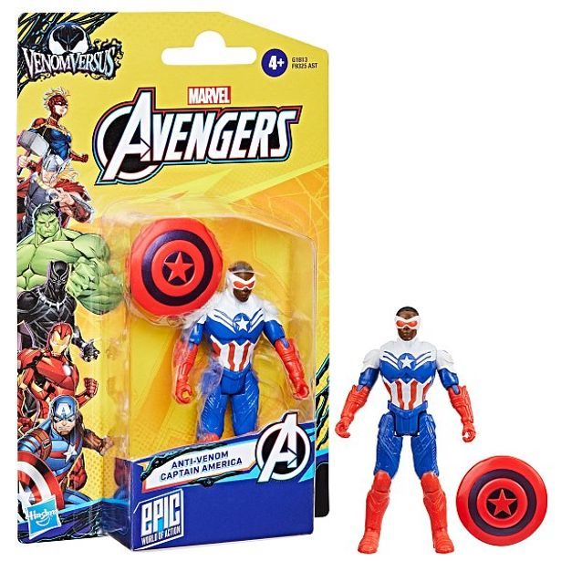 HASBRO - Avengers HASBRO - Avengers Venomversus Anti-Venom Kapitán Amerika, figurka s přísl.