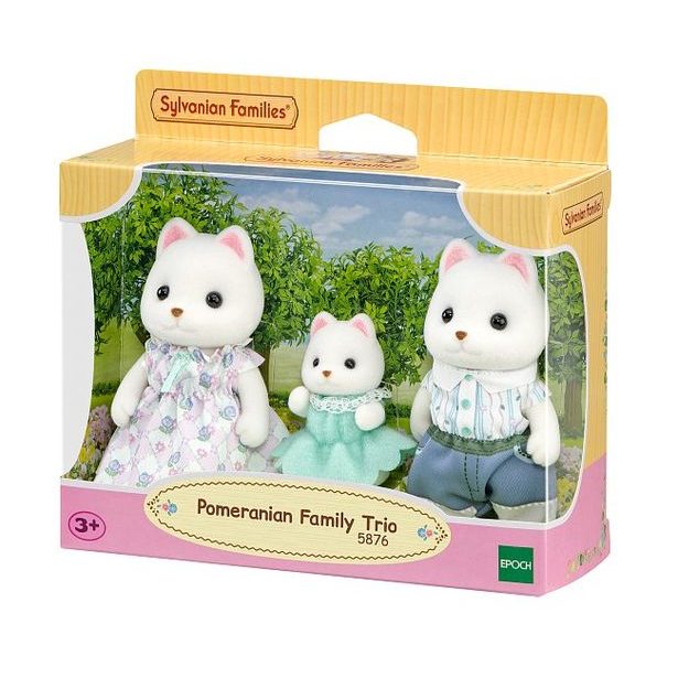 Sylvanian family Rodina Pomeranian 3 pejskové