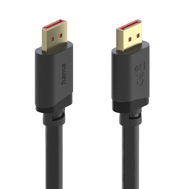 Hama DisplayPort 2.1 kabel UHD/16K, 80 Gb/s, 2 m