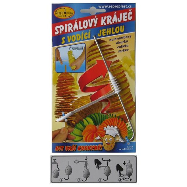 kráječ spirálový s vod.jehlou