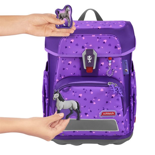 Školní aktovka CLOUD schleich, Horse Club, Horse - 5 dílný set, AGR certifikát