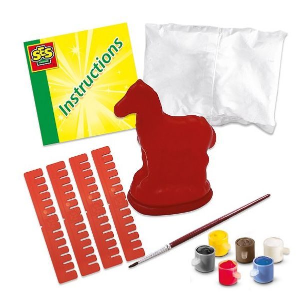 Sadrový komplet - kôň