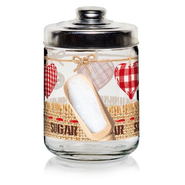 CERVE DÓZA SKLO S VÍČKEM NA CUKR 800ML,VALENTINA DEK.SRD_hamashop