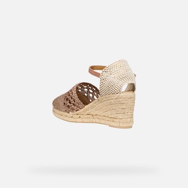 Starorůžové dámské sandály Geox Gelsa Low