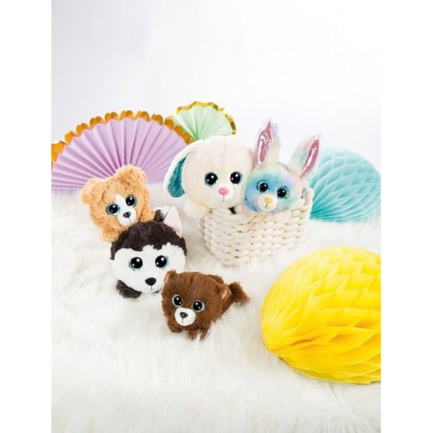 NICI Glubschis plyš Zajíček Rainbow Candy ležící, 15 cm