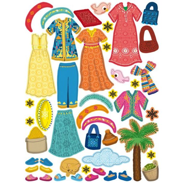 Šaty pro LOUNU – Kniha samolepek Baagl