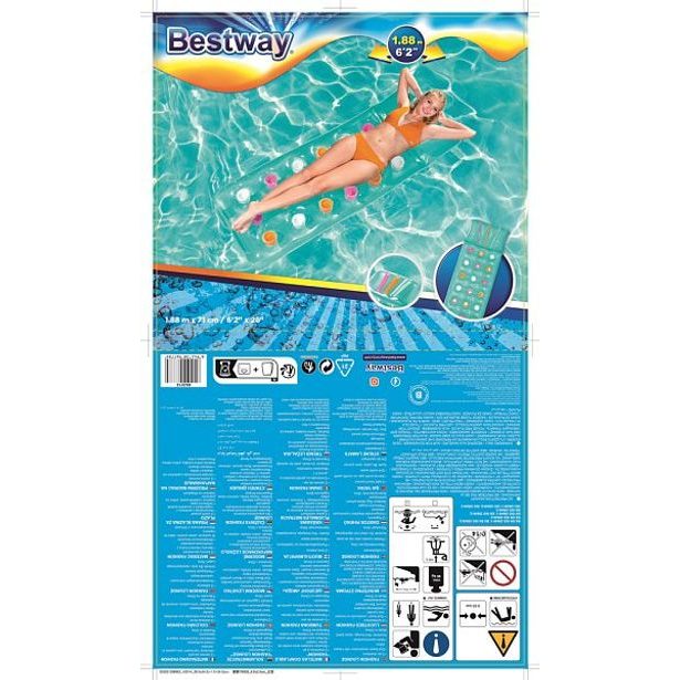 Nafukovací matrace - Fashion, 2 barvy, 188 x 71cm