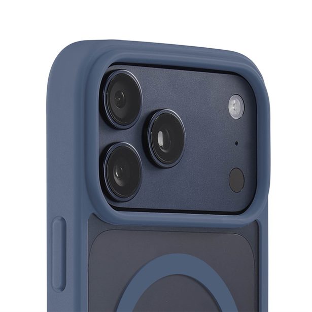 Hama Frame Protect, kryt pro Apple iPhone 17 Pro Max, magnetický, průhledný/modrý