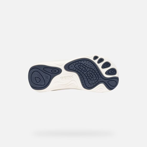 Světle modré chlapecké barefoot tenisky Geox Foot-run