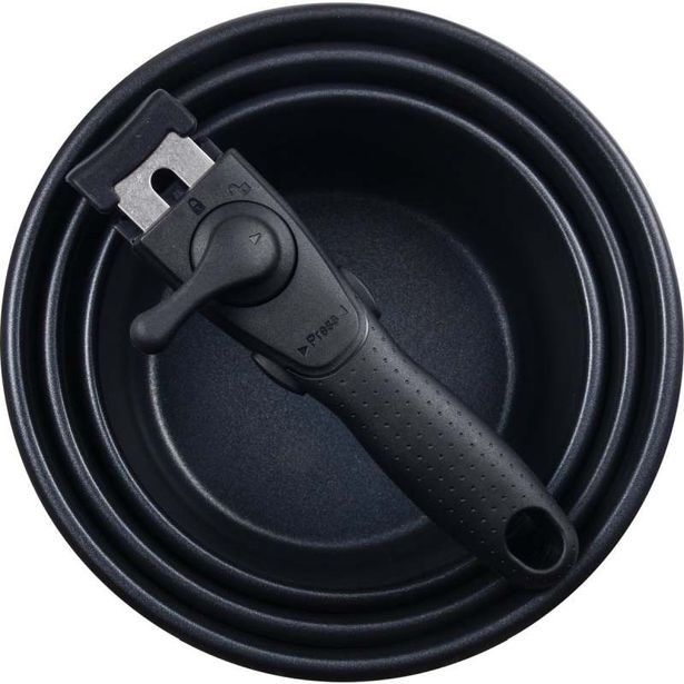 BERGNER Sada hrnců nerez s nepřilnavým povrchem Click&Cook 3 ks 16, 18, 20 cm BG-32293-MM