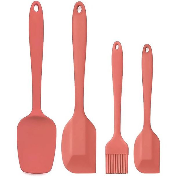 EXCELLENT HOUSEWARE Kuchyňské náčiní sada 4 ks růžová KO-404002790ruzo