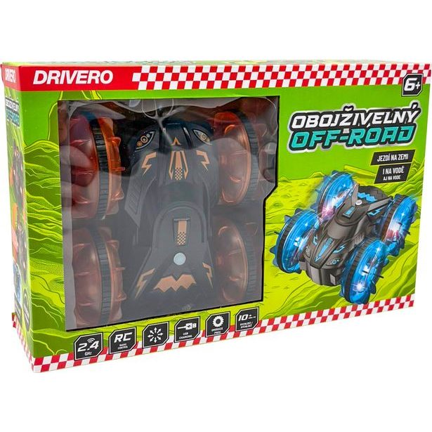 DRIVERO RC Obojživelný offroad, oranžový