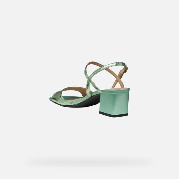 Zelené dámské sandály Geox New Eraklia 50