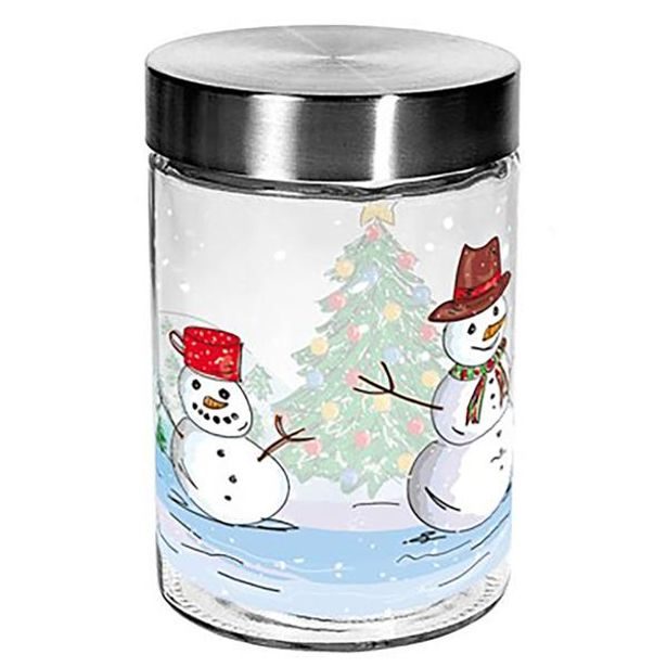 TORO DÓZA NA CUKROVÍ SKLO 1,1L, 11,6X17,5CM SNĚHULÁK_hamashop