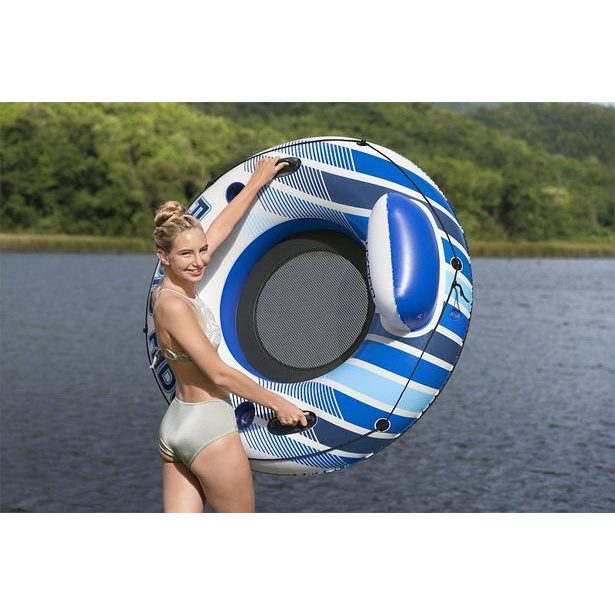 Bestway Nafukovací křeslo s držadly a otvory na nápoje, průměr 135 cm