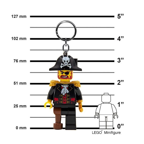 LEGO Iconic Kapitán Brickbeard svítící figurka (HT)