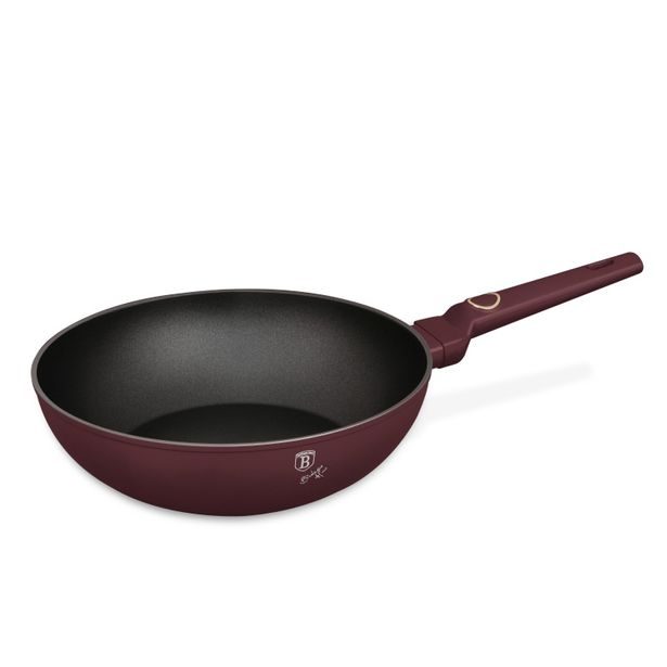 BERLINGERHAUS Pánev wok s titanovým povrchem 28 cm Leonardo Collection BH-8033