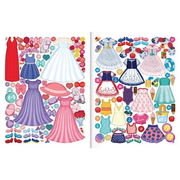 Šaty pro ADÉLKU ─ Kniha samolepek Baagl