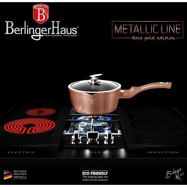 BERLINGERHAUS Rendlík s poklicí s mramorovým povrchem 16 cm Rosegold Metallic Line BH-1524