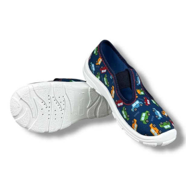 Dětská domácí obuv Befado 975X194N - auta