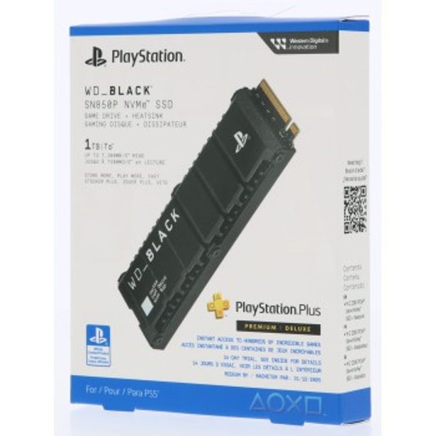 WD BLACK SN850P HEATSINK PCIe 1TB M2