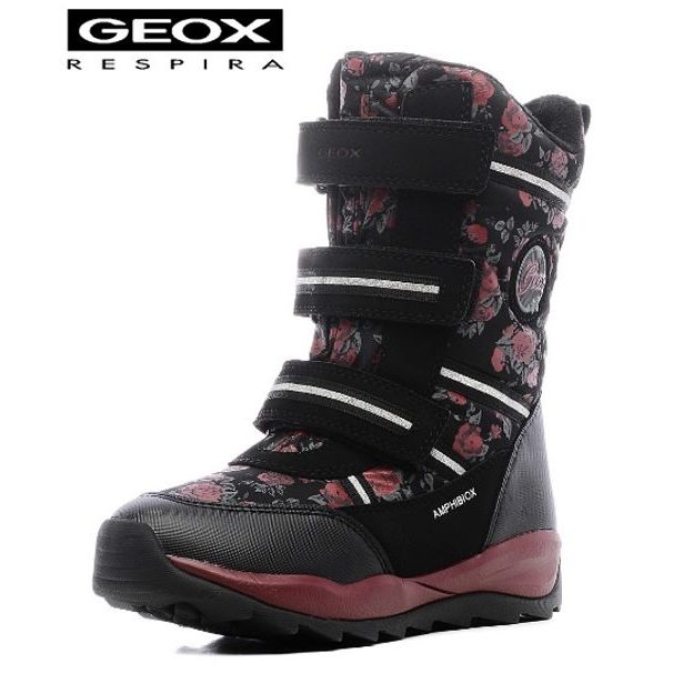 GEOX detská obuv J ORIZONT B GIRL ABX BLACK